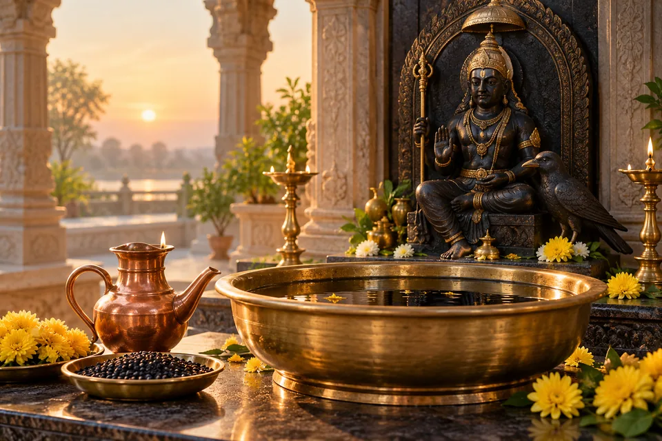 Shani Shanti Oil Abhishek & 23,000 Japa